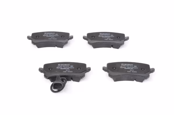 BOSCH Kit pastiglie freno, Freno a disco