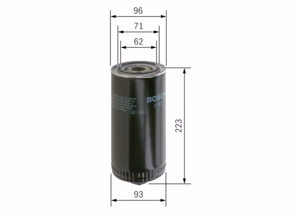 BOSCH Filtro olio