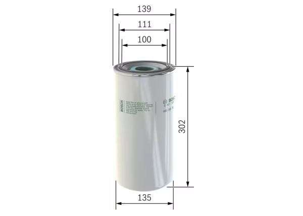 BOSCH Filtro olio