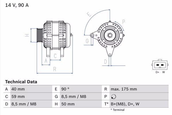 BOSCH Alternatore