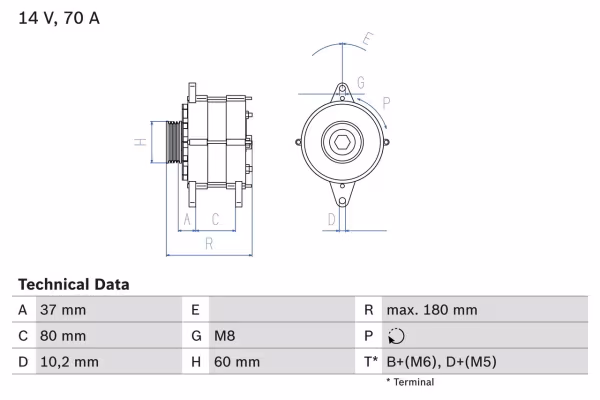 BOSCH Alternatore