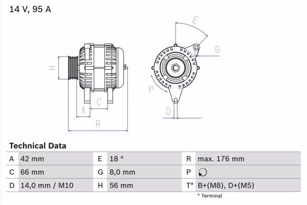 BOSCH Alternatore