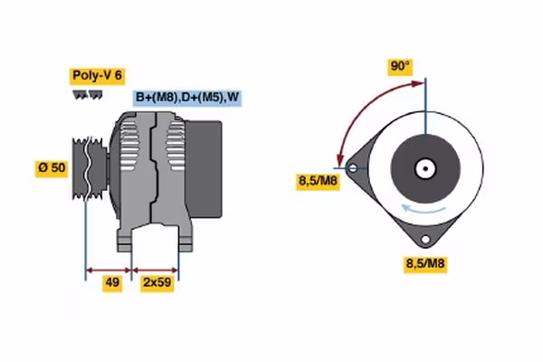 BOSCH Alternatore