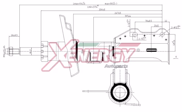 AP XENERGY Ammortizzatore