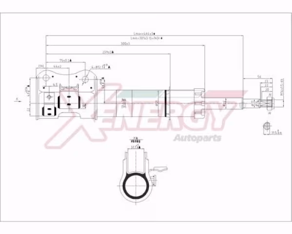 AP XENERGY Ammortizzatore