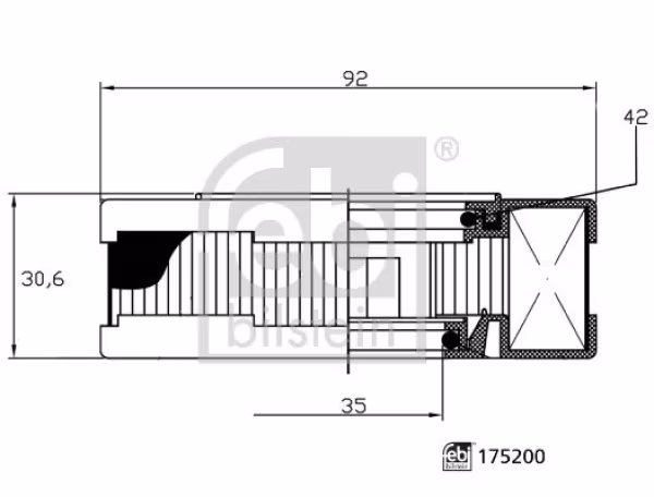 FEBI BILSTEIN Filtro, Ventilazione monoblocco