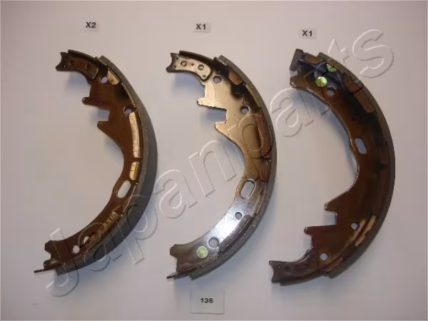 JAPANPARTS Kit ganasce freno
