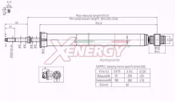 AP XENERGY Ammortizzatore