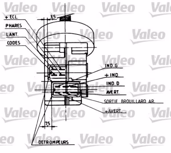 VALEO Leva devio guida