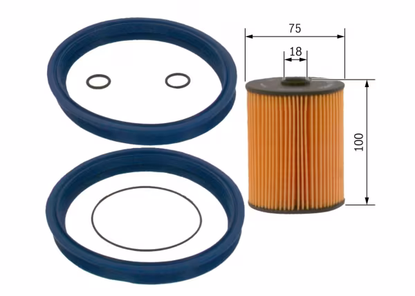 BOSCH Filtro carburante