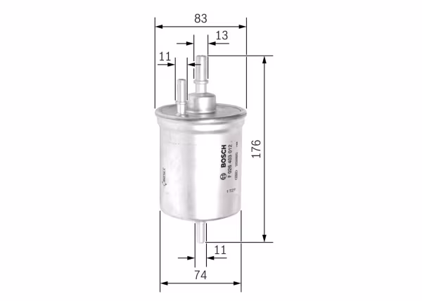 BOSCH Filtro carburante
