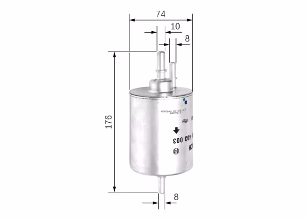 BOSCH Filtro carburante