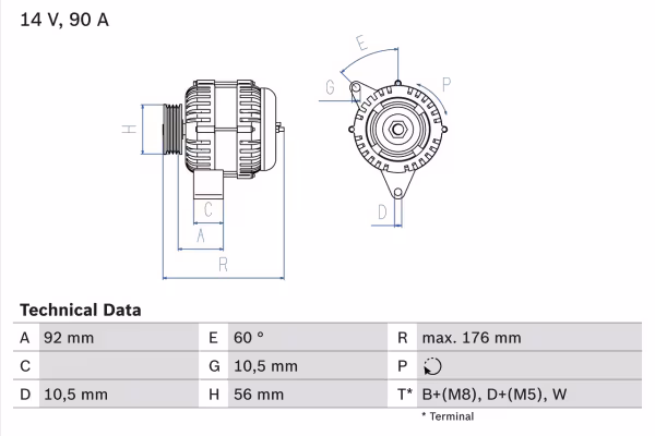 BOSCH Alternatore