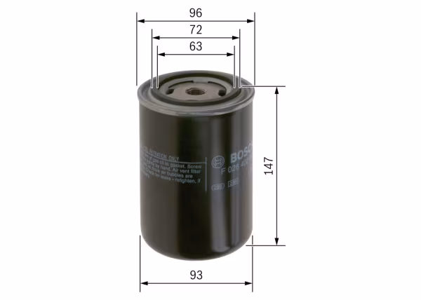 BOSCH Filtro carburante