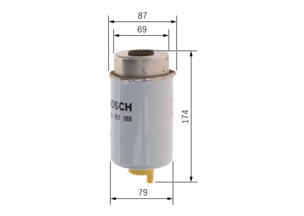 BOSCH Filtro carburante