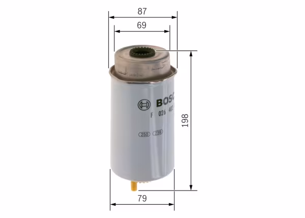 BOSCH Filtro carburante