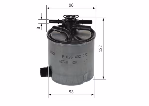 BOSCH Filtro carburante