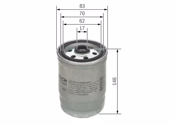 BOSCH Filtro carburante