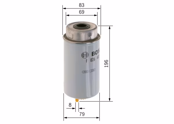 BOSCH Filtro carburante