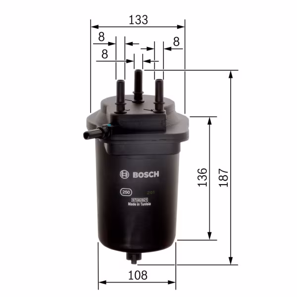 BOSCH Filtro carburante