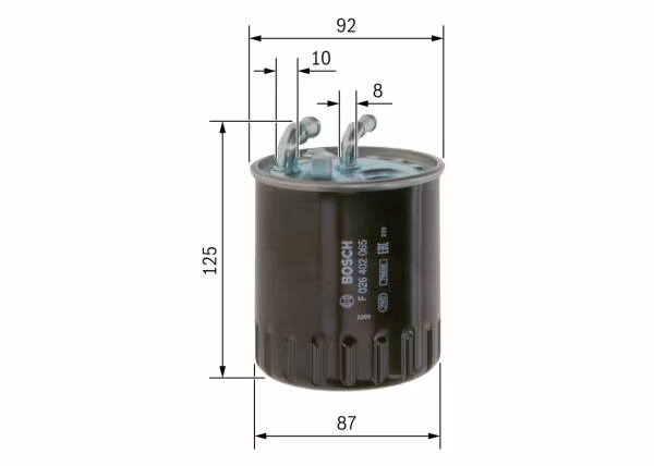 BOSCH Filtro carburante