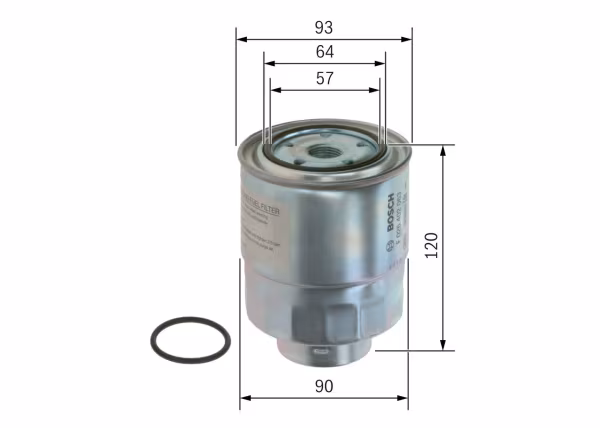 BOSCH Filtro carburante