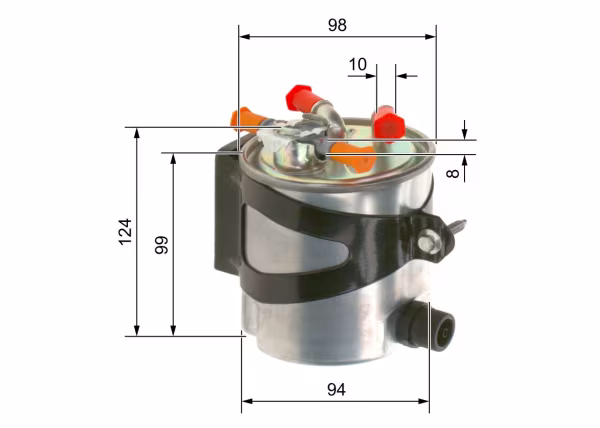 BOSCH Filtro carburante