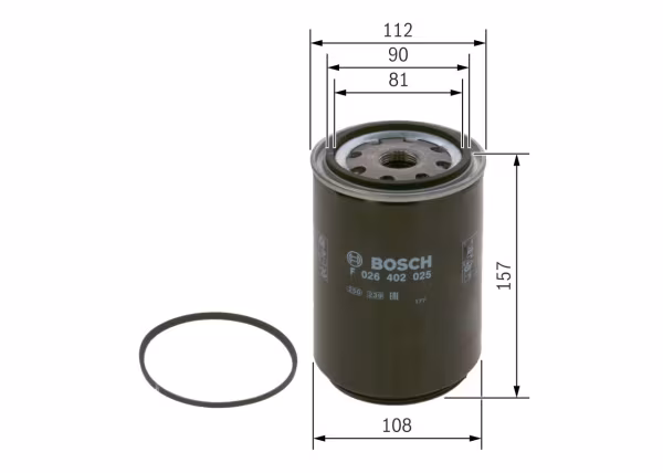 BOSCH Filtro carburante