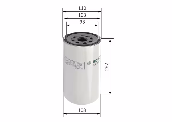 BOSCH Filtro carburante