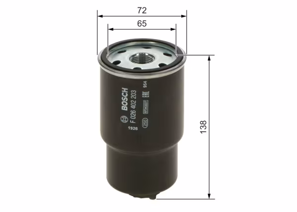 BOSCH Filtro carburante