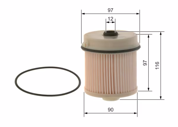 BOSCH Filtro carburante