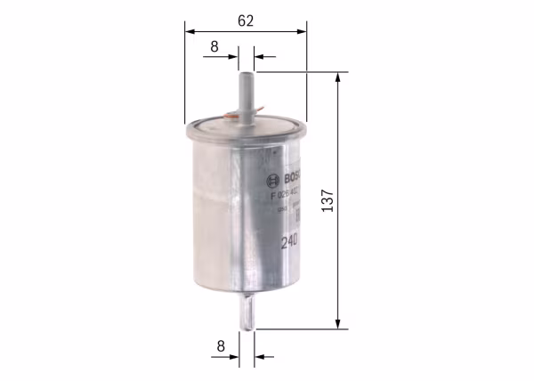 BOSCH Filtro carburante