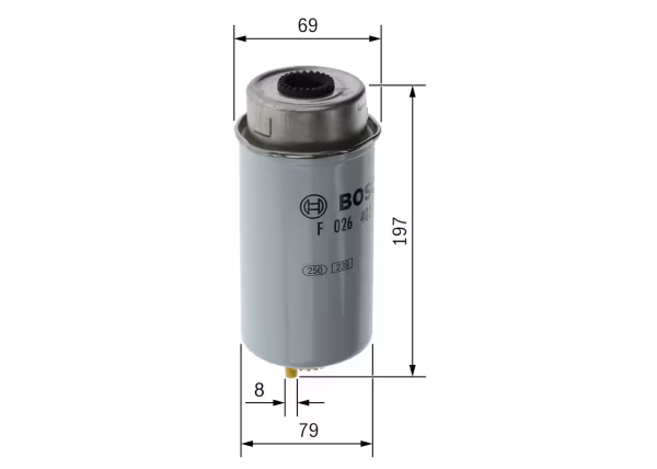 BOSCH Filtro carburante