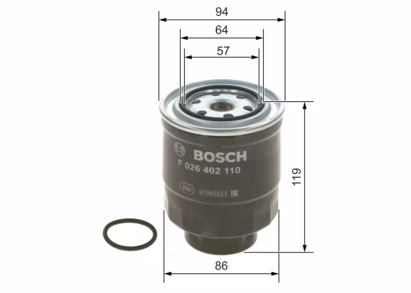 BOSCH Filtro carburante