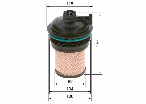 BOSCH Filtro carburante