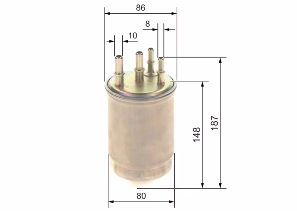 BOSCH Filtro carburante