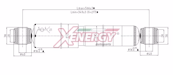 AP XENERGY Ammortizzatore