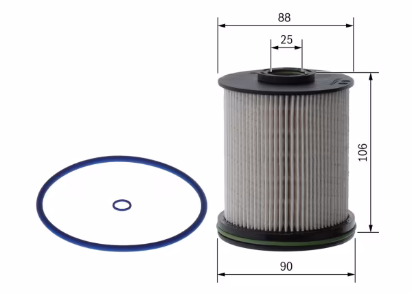 BOSCH Filtro carburante