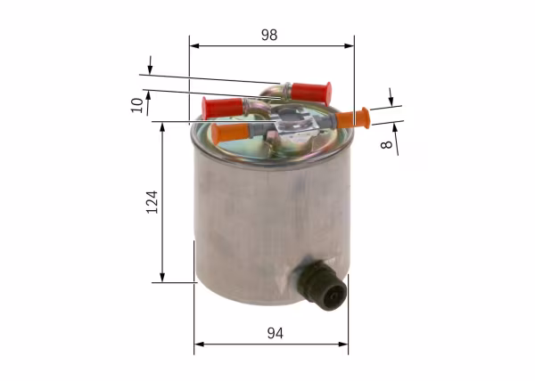 BOSCH Filtro carburante