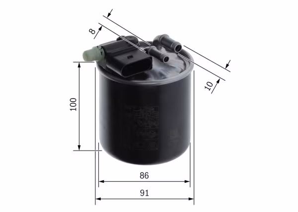 BOSCH Filtro carburante