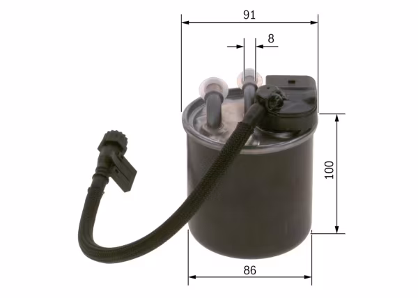 BOSCH Filtro carburante