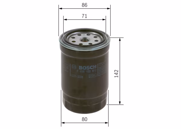 BOSCH Filtro carburante