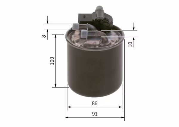 BOSCH Filtro carburante