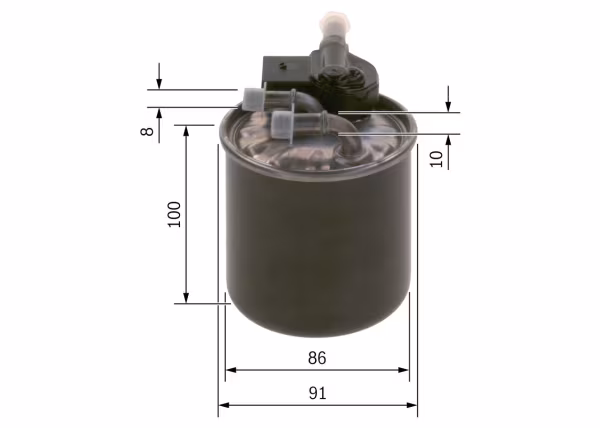 BOSCH Filtro carburante