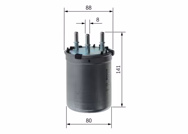 BOSCH Filtro carburante