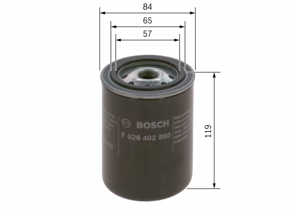 BOSCH Filtro carburante