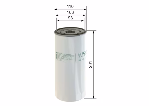 BOSCH Filtro olio