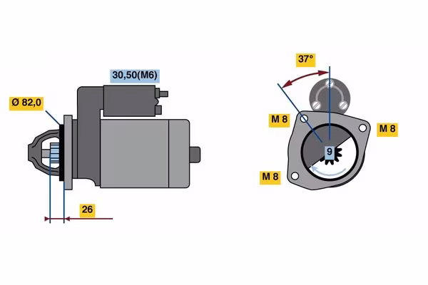 BOSCH Motorino d\'avviamento