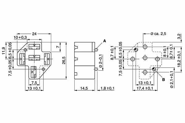 BOSCH Zoccolo relè