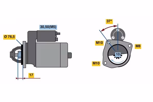 BOSCH Motorino d\'avviamento